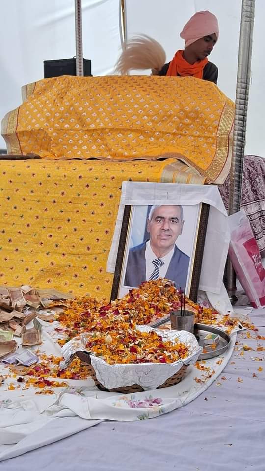 हजारों समर्थकों ने अंबेदकरी मुलाजम नेता गुरचेतन दास कैले को श्रद्धांजलि दी।